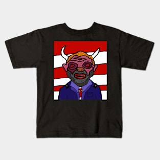 drawing political demon nightmare Kids T-Shirt